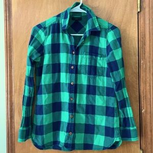 J. Crew plaid button up